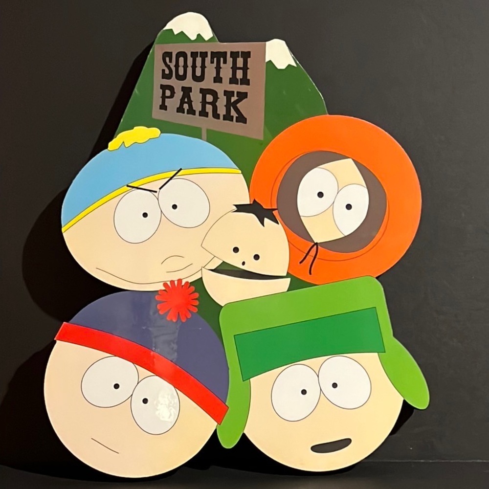 South Park wall décor - +/-8.5” x 11” x .5”